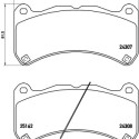 Juego de 4 pastillas de freno BREMBO P 83 146