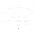 Juego de 4 pastillas de freno BREMBO P 83 167