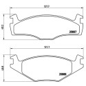 Juego de 4 pastillas de freno BREMBO P 85 024