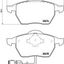 Juego de 4 pastillas de freno BREMBO P 85 026