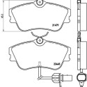 Juego de 4 pastillas de freno BREMBO P 85 050