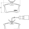 Juego de 4 pastillas de freno BREMBO P 85 058
