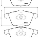Juego de 4 pastillas de freno BREMBO P 85 079