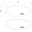 Juego de 4 pastillas de freno BREMBO P 85 121