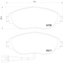 Juego de 4 pastillas de freno BREMBO P 85 131