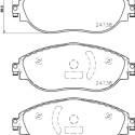 Juego de 4 pastillas de freno con lado de instalación BREMBO P 85 144