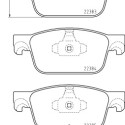 Juego de 4 pastillas de freno BREMBO P 85 153