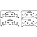 Juego de 4 pastillas de freno BREMBO P 85 164