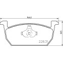 Juego de 4 pastillas de freno BREMBO P 85 167