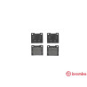 Juego de 4 pastillas de freno BREMBO P 86 001