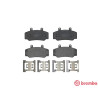 Juego de 4 pastillas de freno BREMBO P 86 006