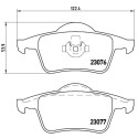 Juego de 4 pastillas de freno BREMBO P 86 014