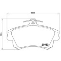 Juego de 4 pastillas de freno BREMBO P 86 017