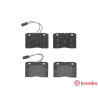 Juego de 4 pastillas de freno BREMBO P A6 009