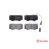 Juego de 4 pastillas de freno BREMBO P A6 016