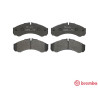 Juego de 4 pastillas de freno BREMBO P A6 017