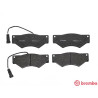 Juego de 4 pastillas de freno BREMBO P A6 018