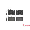 Juego de 4 pastillas de freno BREMBO P A6 020