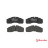 Juego de 4 pastillas de freno BREMBO P A6 022