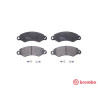 Juego de 4 pastillas de freno BREMBO P B1 002