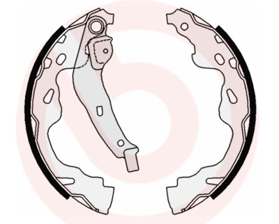 Juego de zapatas de frenos BREMBO S 83 509