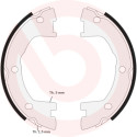 Juego de zapatas de frenos, freno de estacionamiento BREMBO S A6 506