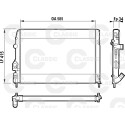 Radiador, refrigeración del motor VALEO CLASSIC
