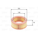 Filtro de aire VALEO 585642
