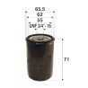 Filtro de aceite VALEO 58.6042
