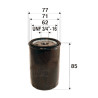 Filtro de aceite VALEO 58.6073
