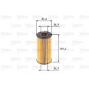 Filtro de aceite VALEO 586537