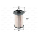 Filtro combustible VALEO 587925