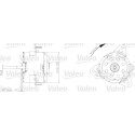 Motor eléctrico, ventilador del radiador