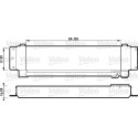 Radiador de aceite, aceite motor VALEO 816963