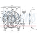 Ventilador, condensador del aire acondicionado