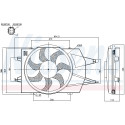 Ventilador, condensador del aire acondicionado