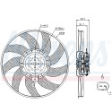 Ventilador, refrigeración del motor