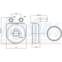 Radiador de aceite, aceite motor NISSENS 90650