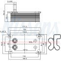 Radiador de aceite, aceite motor