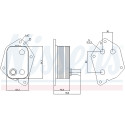 Radiador de aceite, aceite motor