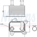 Radiador de aceite, aceite motor