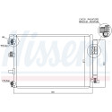 Condensador, aire acondicionado NISSENS 940222