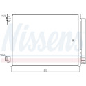 Condensador, aire acondicionado NISSENS 940-321