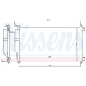 Condensador, aire acondicionado NISSENS 94621