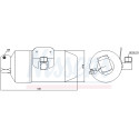 Filtro deshidratante, aire acondicionado NISSENS 95027