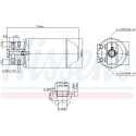 Filtro deshidratante, aire acondicionado NISSENS 95048