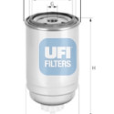 Filtro combustible UFI 24.399.00