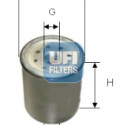 Filtro combustible UFI 24.461.00