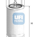 Filtro combustible UFI 24.999.04