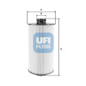 Filtro de aceite UFI 25.102.00